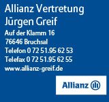 Allianz Vertretung Jürgen Greif Logo - Maik Amend Schreinerei